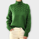 Eva - Pull pour femmes avec détail en tricot torsadé