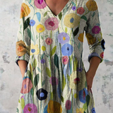 Louise | Blouse Longue à Col V