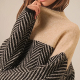 Friederike | Weicher Kabelstrick mit Muster Pullover