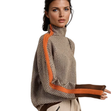 Brigitte Atelier | Malou – Rollkragenpullover mit Kontraststreifen