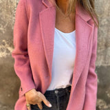 ROSIE | Lässige Jacke mit langen Ärmeln und Revers