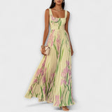 Penélope - Robe maxi en chiffon