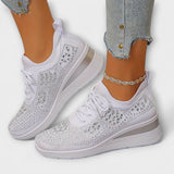 Giselle – Baskets Orthopédiques Étincelantes avec Strass