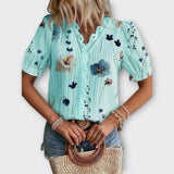 Emily - Blouse à col en V tendance