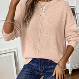 Sabina | Weicher Strickpullover mit Seitenschlitzen