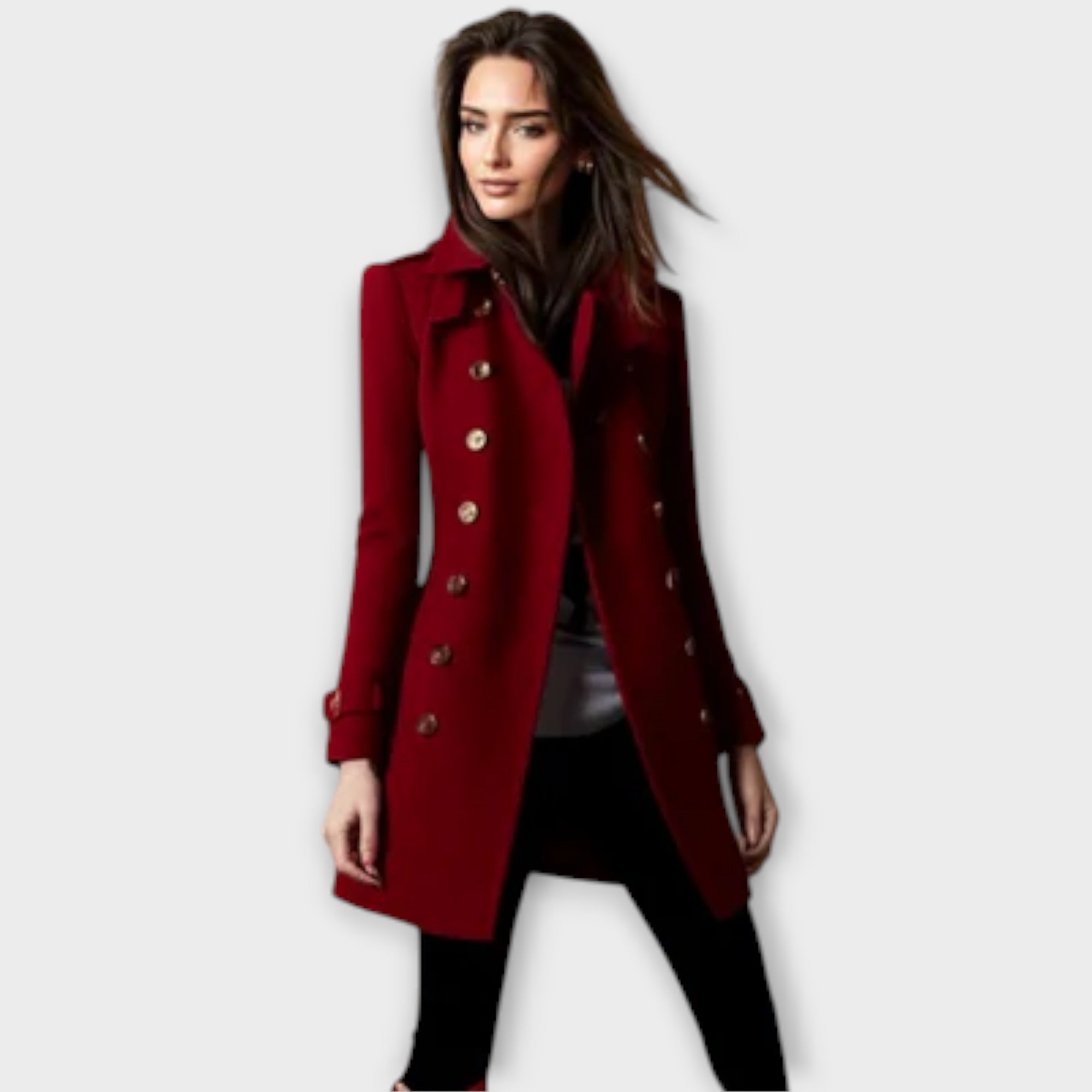 Linda - Trench-coat à double boutonnage