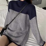 Friederike | Weicher Kabelstrick mit Muster Pullover