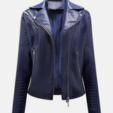 Elfi | Kurze Bikerjacke in Sonnengelb
