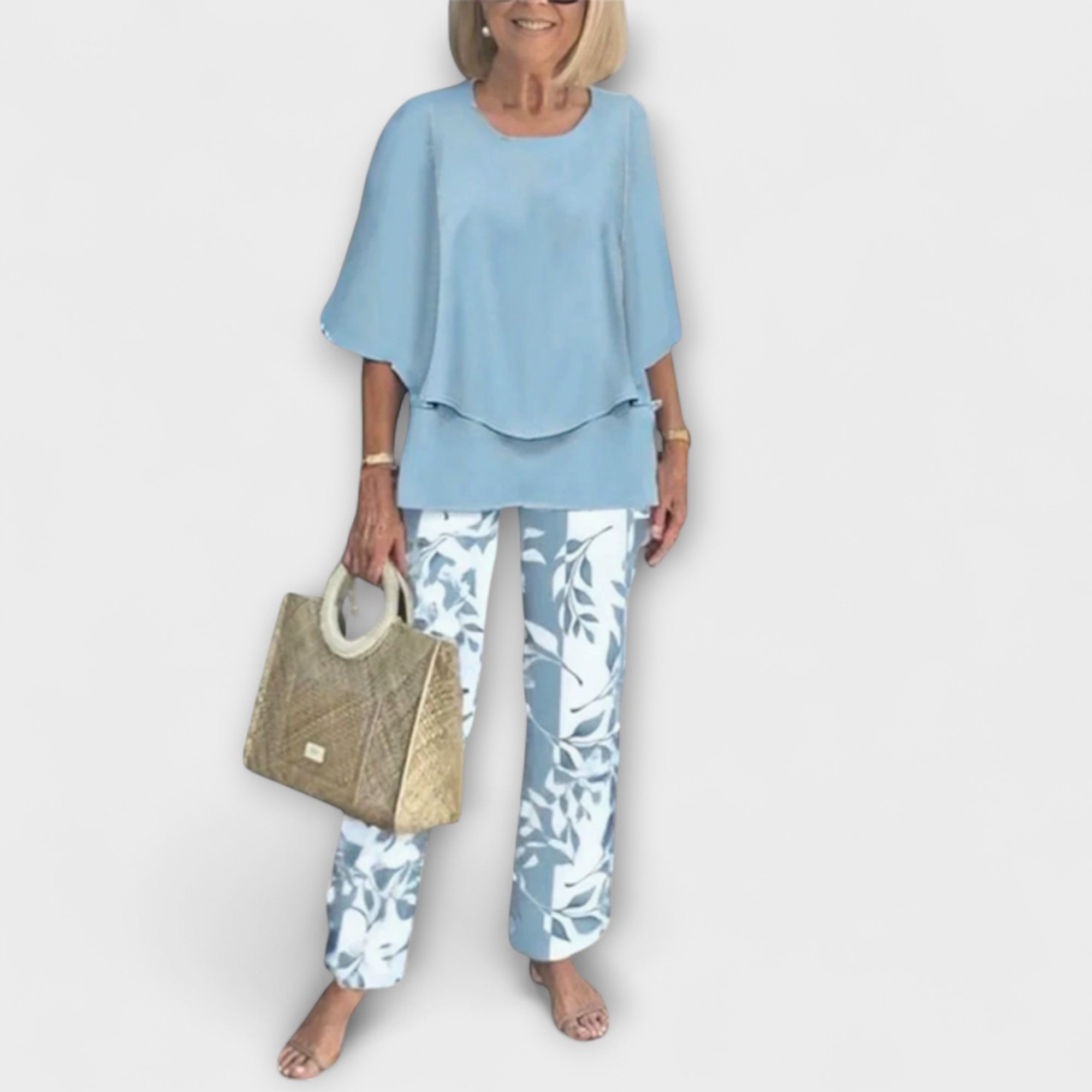 Rosamund - Ensemble Moderne avec Chemise Confortable et Pantalon