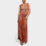 Phoenix - Body en maille ondulante scintillant