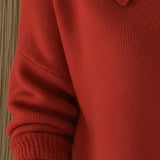 Beate | Kurze Strickjacke mit Knopfkragen