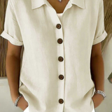 Knopf Vorder Bluse