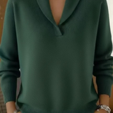 Friederike | Weicher Pullover mit Schalkragen