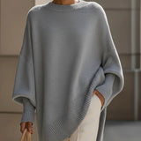 Rosemarie | Oversized Strickpullover mit Batwing-Ärmeln