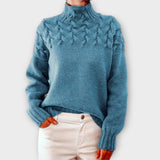 Eva - Pull pour femmes avec détail en tricot torsadé