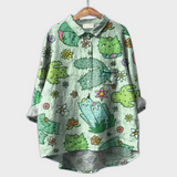 Magdalena - Blouse pour femmes faite main avec design floral