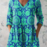 Ines | Blouse Longue avec Décolleté en V
