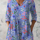 Aline | Blouse Longue à Col en V