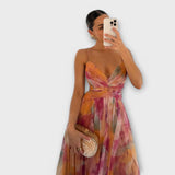 Robe Maxikleid Annai Mesh - Élégante et Près du Corps