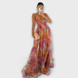 Robe Maxikleid Annai Mesh - Élégante et Près du Corps