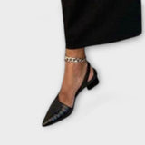 Bethany - Slingbacks irréguliers Talons épais