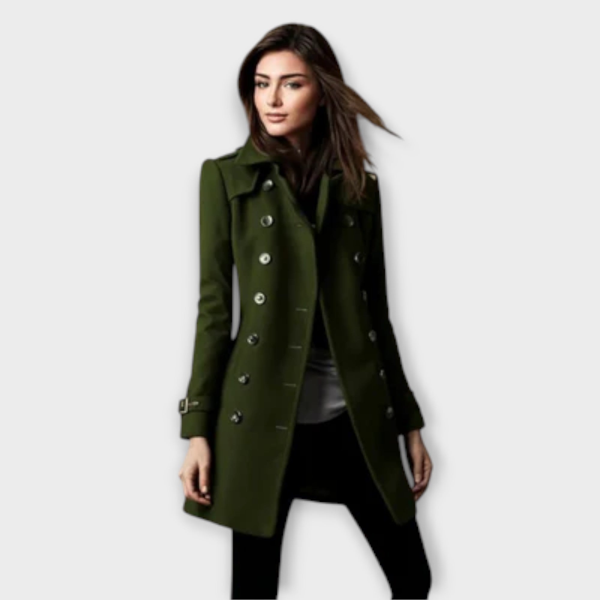 Linda - Trench-coat à double boutonnage