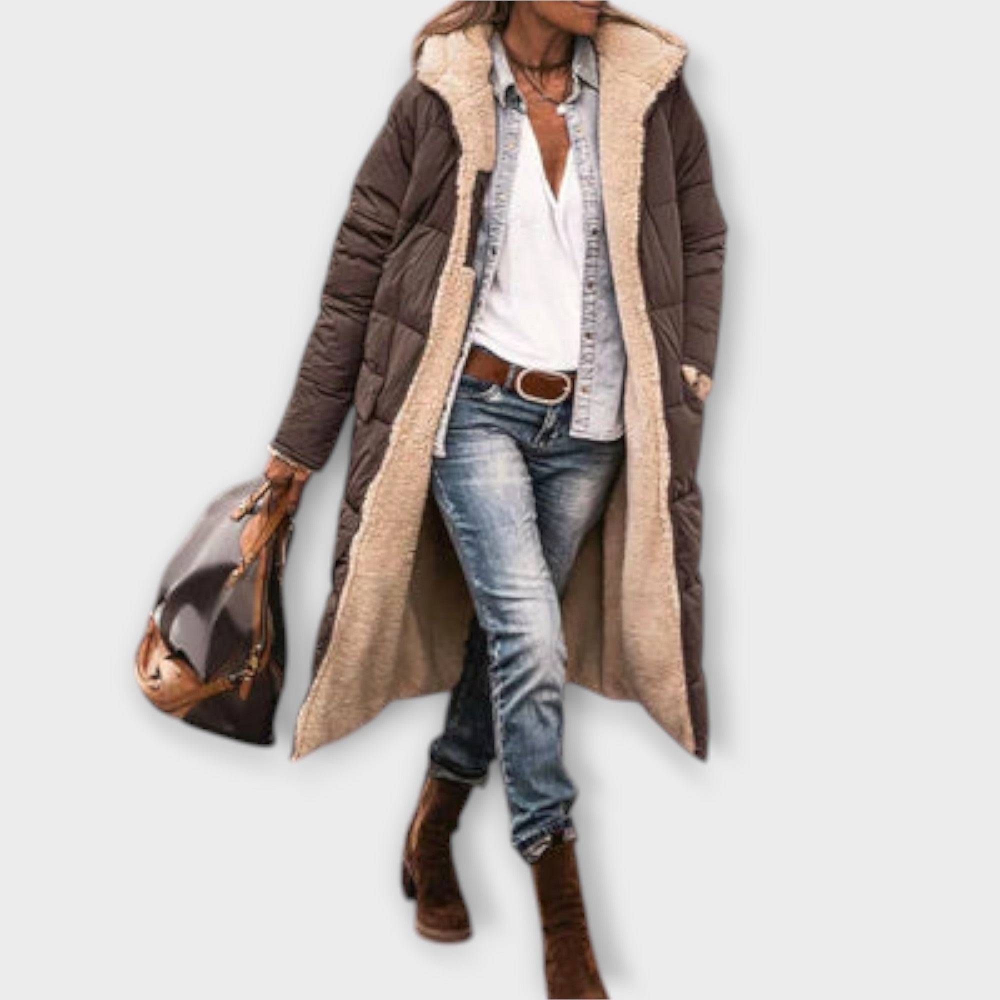 Kora - Manteau en fourrure douillette