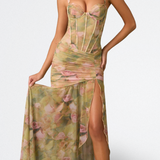 Isamara - Robe longue avec corset