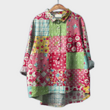 Magdalena - Blouse pour femmes faite main avec design floral