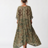 Aleta | Übergroßes Midi-Kleid mit Knopfleiste und Taschen