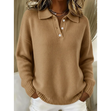 Almut | Weicher Strickpullover mit Polokragen