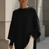 Rosemarie | Oversized Strickpullover mit Batwing-Ärmeln