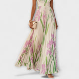 Penélope - Robe maxi en chiffon