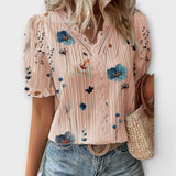 Emily - Blouse à col en V tendance