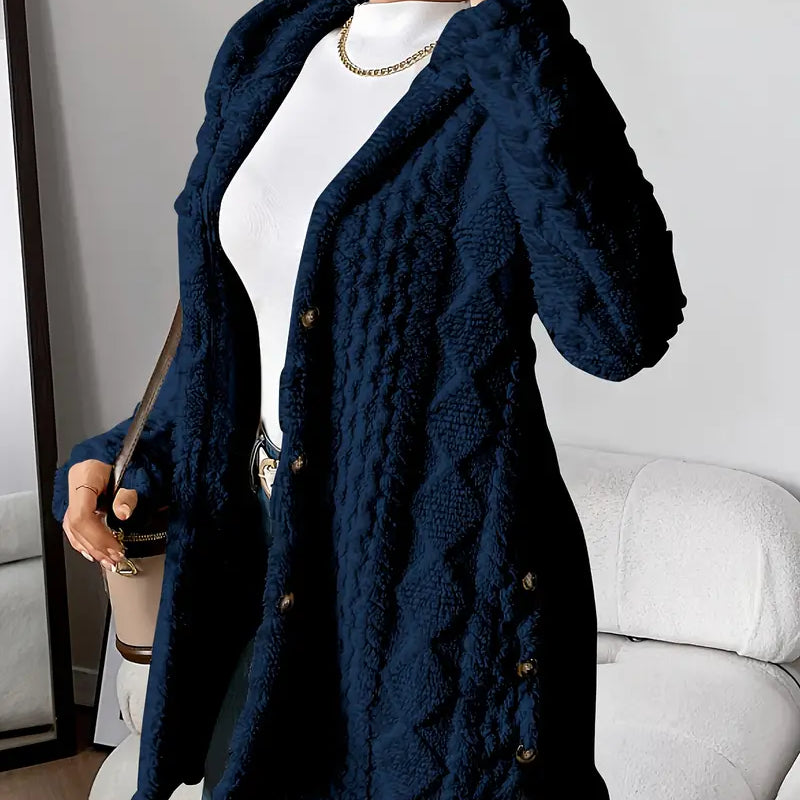 Sara - Flauschige Kapuzenjacke