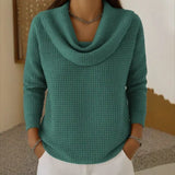 Rosemarie | Weicher Waffelstrick-Pullover
