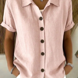 Knopf Vorder Bluse