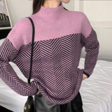 Friederike | Weicher Kabelstrick mit Muster Pullover