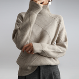 Adelheid | Kabelstrick Rollkragen Pullover