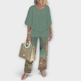 Rosamund - Ensemble Moderne avec Chemise Confortable et Pantalon