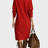 Nancy | Robe d'Hiver Élégante avec Boutons