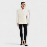 Valeria - Blazer Sculptural à Épaules