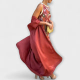 Selviane - Robe maxi avec cardigan assorti