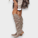 Traute | Overknee Stiefel aus Wildleder