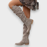 Traute | Overknee Stiefel aus Wildleder