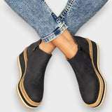 Hannelore | Wedge-Stiefel mit Plateausohle
