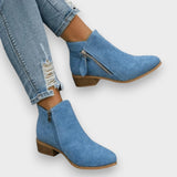 Bärbel | Wildleder-Optik Stiefeletten