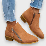 Bärbel | Wildleder-Optik Stiefeletten