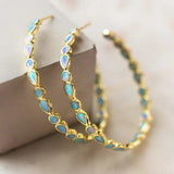 Boucles d'oreilles vintage en créoles