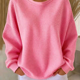 Rita | Weiches Waffelstrick-Sweatshirt